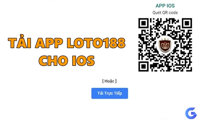 Sử dụng camera của điện thoại để quét mã QR code tải app Loto188 iOS