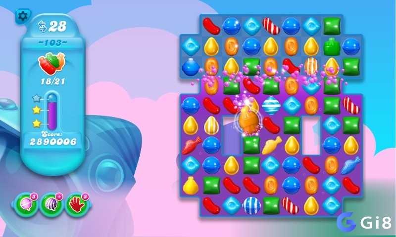 Các viên kẹo đặc biệt là điểm nhấn cho game Candy Crush Soda Saga