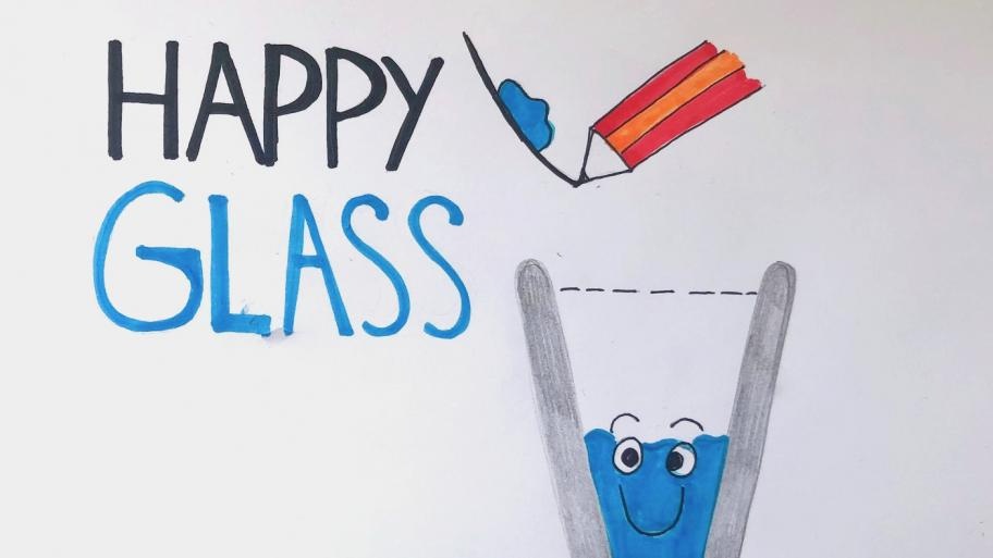 Game Happy Glass: Game vẽ đường đổ nước vào ly vui nhộn
